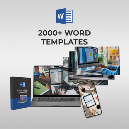 12,000+ Premium Excel Templates — All in One Bundle